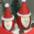 Floristik24 Palla di Natale per appendere Babbo Natale e LED rossi Ø20cm per batterie
