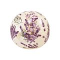 Floristik24 Sfera in ceramica piccola decorazione ceramica lavanda viola crema Ø9,5 cm