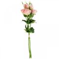 Floristik24 Fiori artificiali Lisianthus fiori di seta artificiale rosa 50 cm 5 pezzi