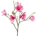 Floristik24 Ramo di magnolia fiore artificiale, magnolia rosa rosa 92 cm