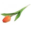 Floristik24 Fiore artificiale Tulip Orange Real Touch fiore primaverile H21cm