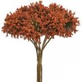 Floristik24 Fiori artificiali fiori decorativi marroni in un mazzo da 4 pezzi