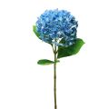 Floristik24 Decorazione di fiori artificiali ortensia artificiale blu 69 cm