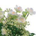 Floristik24 Decorazione di fiori artificiali bouquet di fiori artificiali Jasmin Bellis artificiale 30 cm