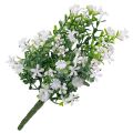Floristik24 Decorazione di fiori artificiali bouquet di fiori artificiali pianta di ghiaccio bianco 26 cm