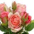 Floristik24 Bouquet di rose artistiche rosa 40 cm
