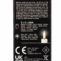 Candela a cono a LED, rossa