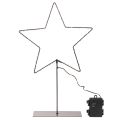 Stella a LED con vano batterie su supporto per davanzale e tavolo, 46 cm | Floristik24.it