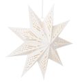 Floristik24 Decorazione natalizia a LED a forma di stella da appendere, luce bianca calda, per interni, 38 cm