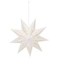 Decorazione natalizia a LED a forma di stella da appendere, luce bianca calda, per interni, 38 cm | Floristik24.it