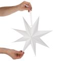 Stella LED sospesa con timer, luce bianca calda, per esterni, 38 cm | Floristik24.it