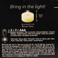 Candela a LED, luce bianca