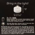 Candele LED XL Tealight, cera
