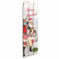 Floristik24 LED murale Babbo Natale &quot;Merry Christmas&quot; 21 × 60cm Per batteria
