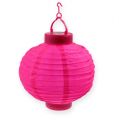 Floristik24 Lampion LED con solare 20cm rosa
