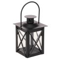Floristik24 Lanterna nera con manico per lumino, 16 cm, 2 pezzi
