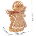 Statuetta decorativa artificiale a forma di omino di pan di zenzero, 8 cm, 3 pezzi | Floristik24.it
