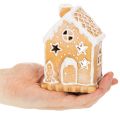 Portacandele a forma di casetta di pan di zenzero, da appoggio e decorativo, 13 cm | Floristik24.it