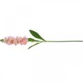 Floristik24 Fiore rosa Levkoje artificiale come un vero fiore a stelo 78 cm