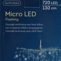 Floristik24 Cascata luminosa Micro-LED bianco freddo 720 H130cm