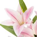 Giglio artificiale, fiore a stelo, decorazione, 68 cm, 3 pezzi | Floristik24.it