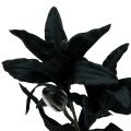 Giglio fiore artificiale nero 84cm