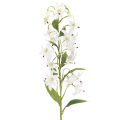 Floristik24 Giglio bianco artificiale con lungo ramo fiorito, decorativo, 80 cm