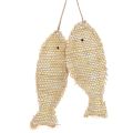 Floristik24 Ciondolo decorativo nautico da appendere, pesce decorativo da appendere, H32cm
