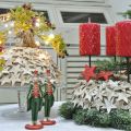 Floristik24 Topo natalizio con topo decorativo in uniforme 6 × 4,5 × H14,5 cm 2 pezzi