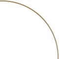 Floristik24 Anello decorativo anello in metallo Anello scandinavo anello decorativo oro Ø30.5cm 6pz