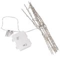 Stella polare decorativa a LED, luce bianca calda, con timer, per esterni, 29 cm | Floristik24.it