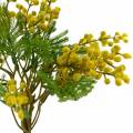 Floristik24 Mazzo di piante artificiali artificiali Mimosa giallo 39 cm