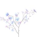 Floristik24 Ramo artificiale fiorito con fiori iridescenti, 80 cm