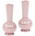 Floristik24 Mini vaso madreperla rosa Ø5cm H10cm 6pz
