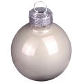 Mini palline di Natale vetro verde madreperla grigio Ø3cm 22 pz | Floristik24.it