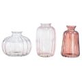 Floristik24 Mini vasi vasi decorativi in vetro vasi da fiori H8,5–11 cm set da 3