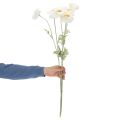 Papavero artificiale, bianco, stelo lungo, 78 cm, 3 pezzi | Floristik24.it