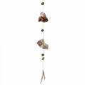 Floristik24 Ghirlanda di conchiglie con pietre natura 100cm