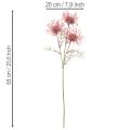 Ramo fiorito di protea a forma di cuscinetto di fiori artificiali, 65 cm, 3 pezzi | Floristik24.it
