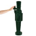 Statuetta dello schiaccianoci, in piedi, decorazione natalizia, floccata, 77 cm | Floristik24.it