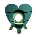 Floristik24 OASIS® Bioline® Deco urna cuore 65cm con supporto