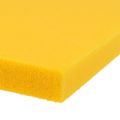 Floristik24 Pannelli di design in schiuma floreale dimensioni plug-in giallo 34,5 cm × 34,5 cm 3 pezzi
