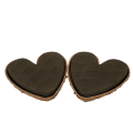 Cuore in spugna floreale