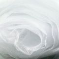 Floristik24 Tessuto decorativo in organza bianco 150 cm x 300 cm