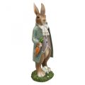 Decorazioni pasquali deco conigli Coniglietto pasquale figura coppia di conigli H34cm 2 pezzi