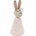 Floristik24 Decorazione pasquale, coniglietto con gli occhiali, decorazione primaverile, coniglietto in metallo, decorazione per la tavola