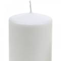 Floristik24 Pure pillar candle 130/60 candela in cera naturale sostenibile stearina e colza