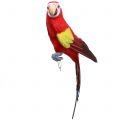 Floristik24 Deco pappagallo rosso 44 cm