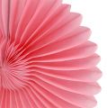 Floristik24 Decorazione per feste fiore di carta a nido d&#39;ape rosa Ø20cm 3 pezzi