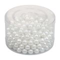 Floristik24 Perline decorative da infilare perline artigianali bianche 12 mm 300 g